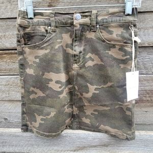 Grace & Lace Camo Mini Skirt
